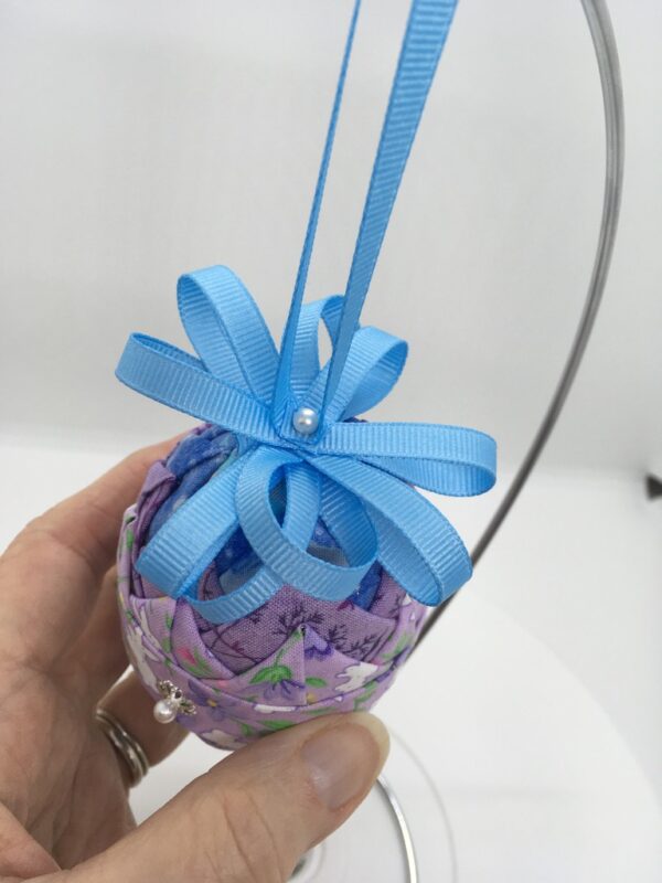 Lavender Easter 3" Egg Ornament - Image 2