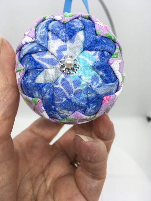 Lavender Easter 3" Egg Ornament - Image 3