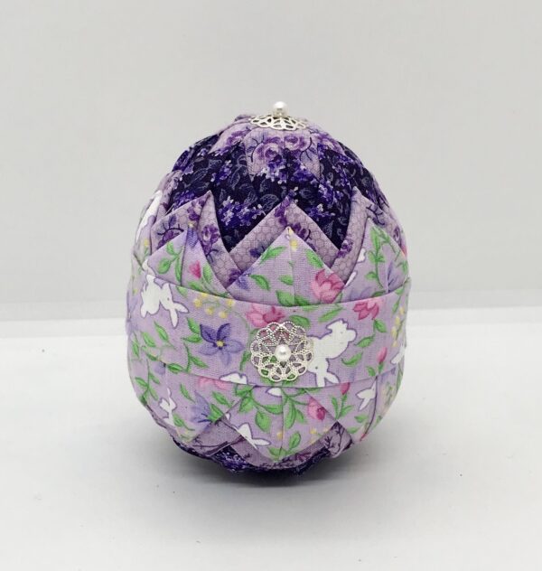 Lavender 4" Easter Egg Ornament - Image 6