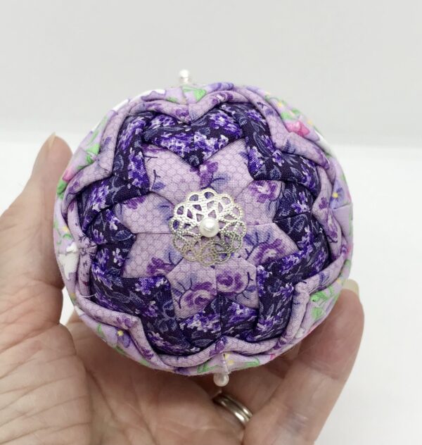 Lavender 4" Easter Egg Ornament - Image 4