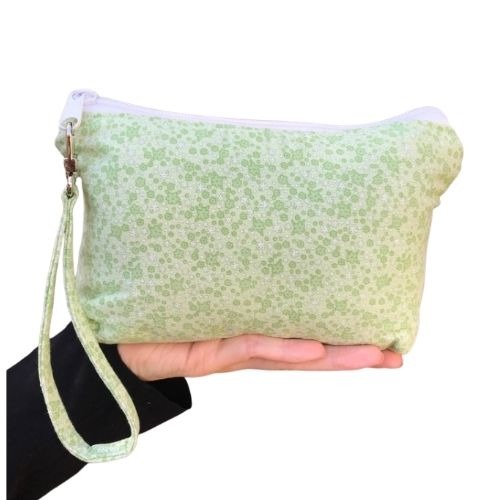 Light Green Calico small bag