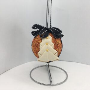 Autumn 3 inch Round Fir Tree Ornament