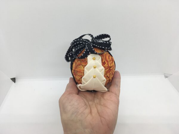 Autumn 3 inch Round Fir Tree Ornament - Image 2