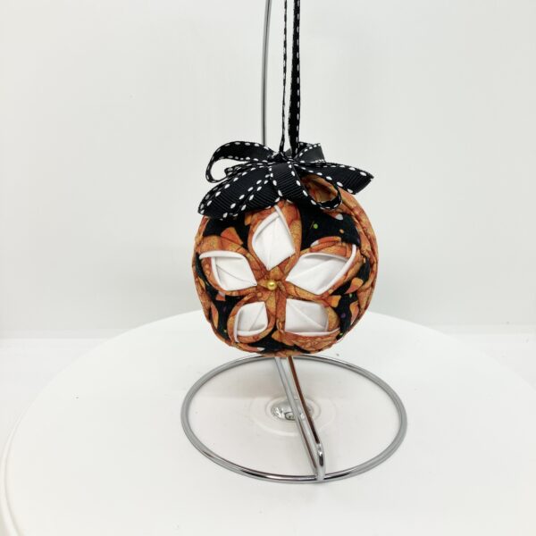 Autumn 3 inch Round Blossom Ornament
