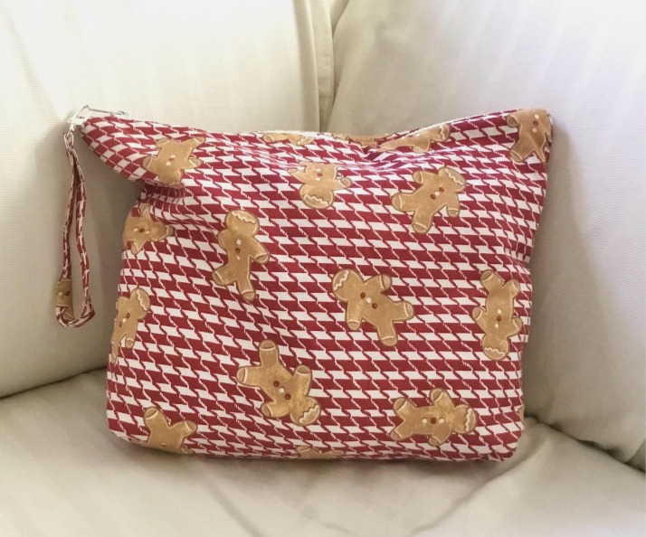 Gingerbread Large Project Bag