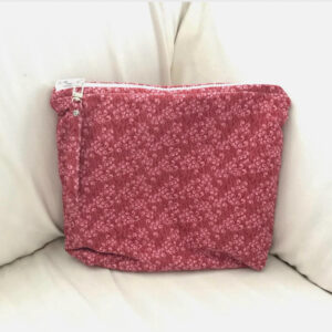 Cranberry Calico Large Project Bag