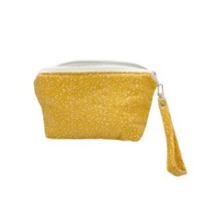 Yellow Cream print small bag
