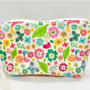 Handsewn Birds and Butterflies small bag