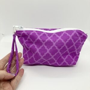 Handsewn Upcycled Fuschia Small Bag