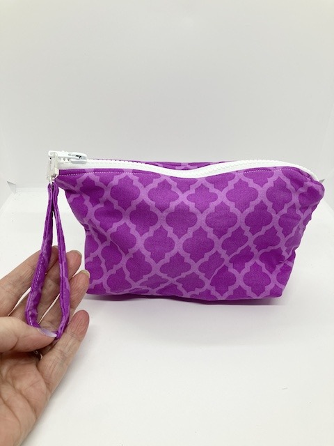 Handsewn Upcycled Fuschia Small Bag