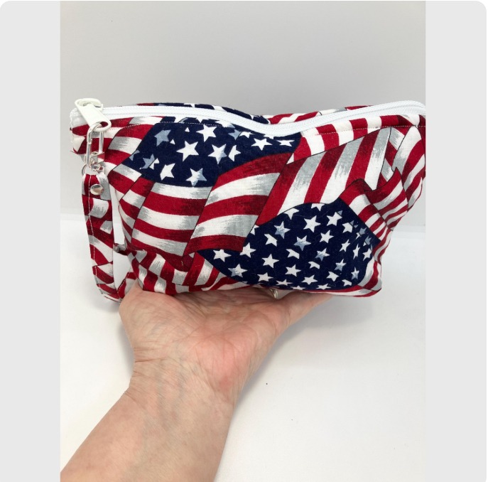 Handsewn Flag Small Bag - Image 3