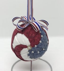 Patriotic print spiral 1