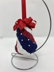 Patriotic print spiral bell 1