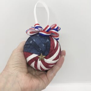 Sparkler 250th Anniversary Ornament (red print)